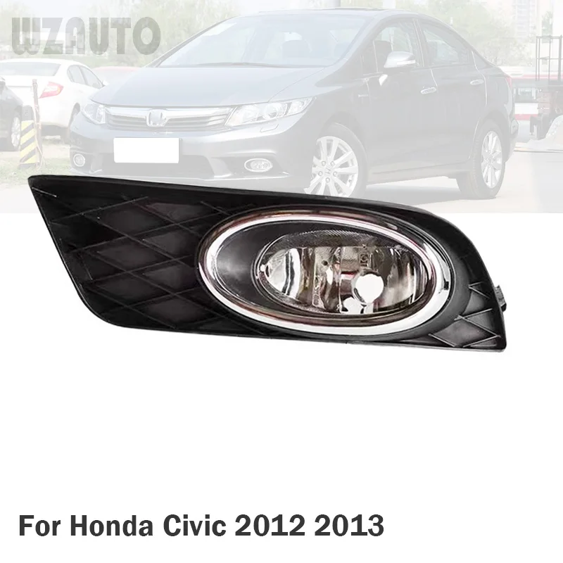 

Car Front Bumper Grille Fog Lamp Fog Light For HONDA CIVIC FB2 2012 2013 Without Bulb