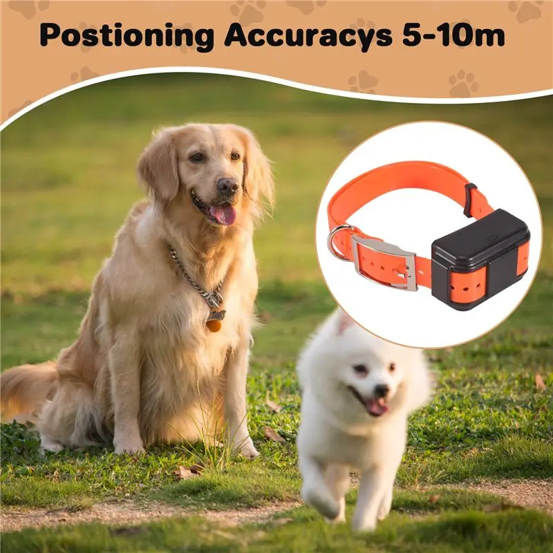 Gps Collar Hound Locator Medium Large Dogs Tracking Animal IP67 Waterproof Real Time Tracking view 5