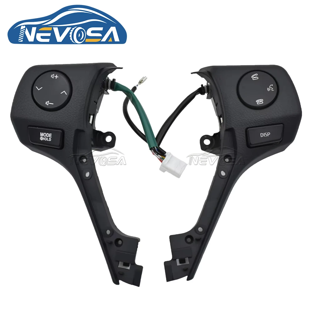NEVOSA 84250-02560 Buttons Phone Steering Wheel Audio Control Switch Button For TOYOTA Corolla RAV4 Etios 2014 2015 2016 2018