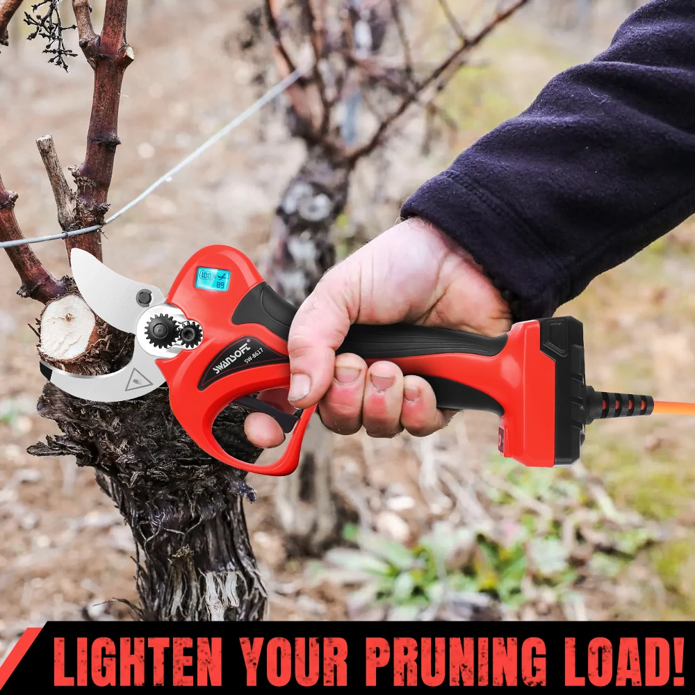 8617 Efficient Fruit Tree Bonsai Pruning Branches Cutter Landscaping Tool 25.2V Cordless Electric Pruner Pruning Shear