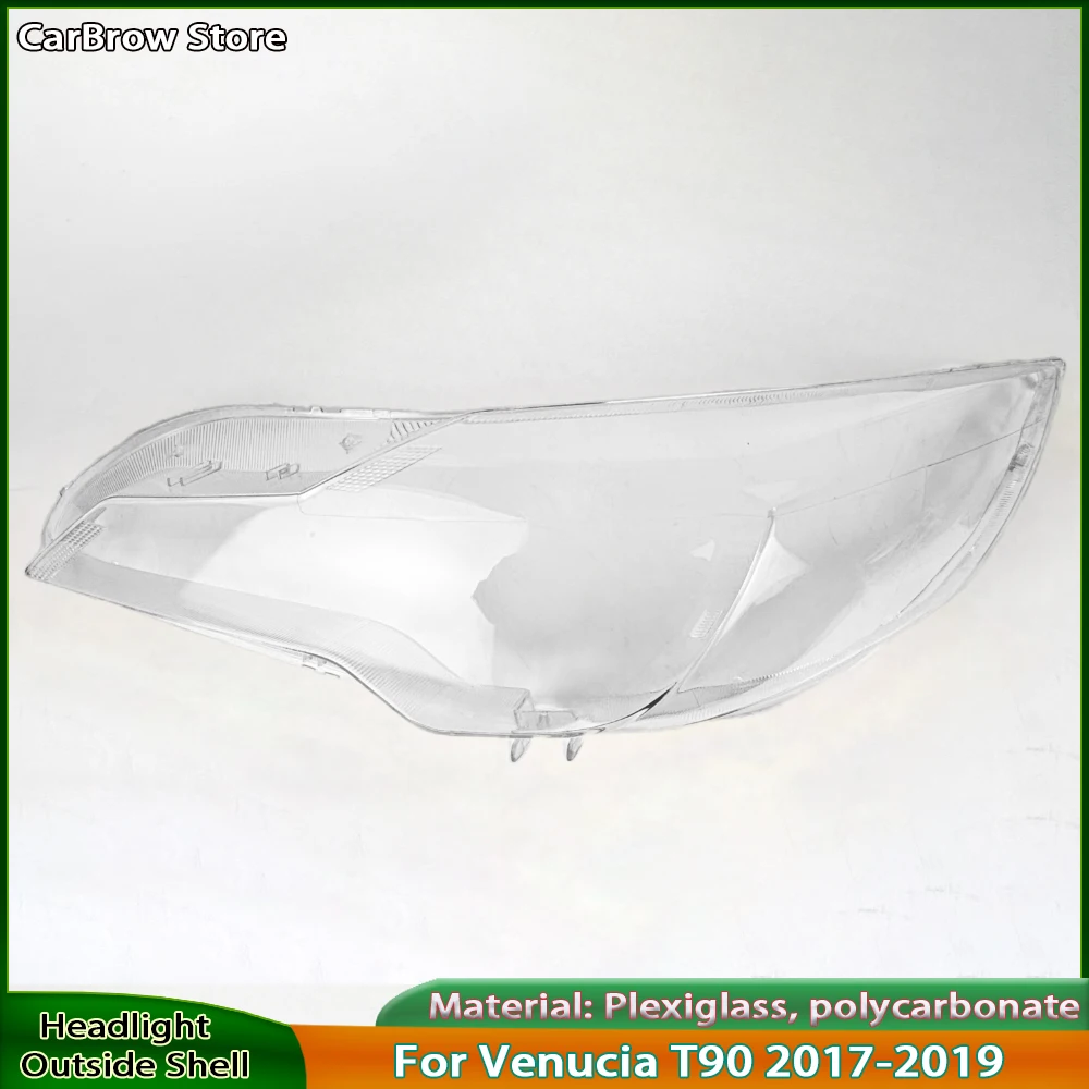 

Для Dongfeng DFM Venucia T90 2017 2018 2019, передняя фара автомобиля, прозрачный абажур, корпус лампы, крышка фары, линза
