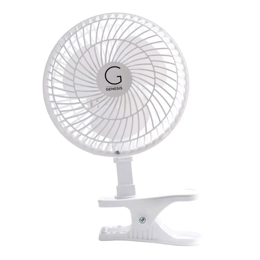 

Genesis Indoor 5 in 2 speed Clip On Fans,Table Fans with A1CLIPFANWHITE, White