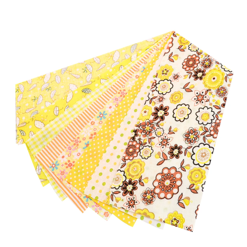 Teramila Neuheiten Bunte Design 6-8 PCS /Lot 9CM x 50CM Nähen Material Baumwolle Gelee rollen Streifen Plain Stoff Patchwork – Detail 25