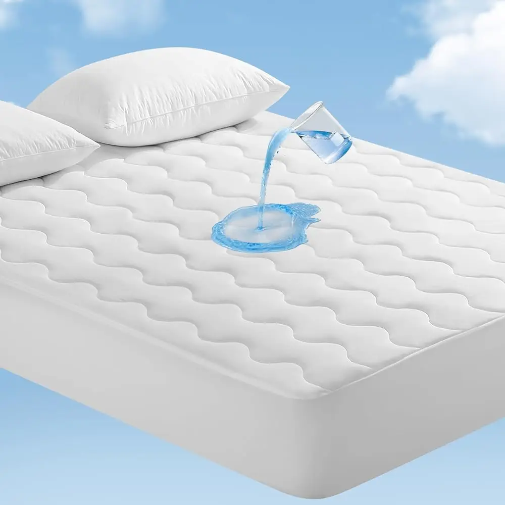 

Queen Cooling Mattr Pad For Hot Sleepers, Waterproof Cold Mattr Topper With Trisupport 3D Tech Balanced Support & Enhanced