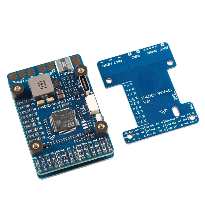 

Полетный контроллер AS95-F405 WING V2 F405-WING-V2 FC с барометром, OSD и черным ящиком для Ardupilot INAV, для радиоуправляемых моделей самолетов с фиксированным крылом