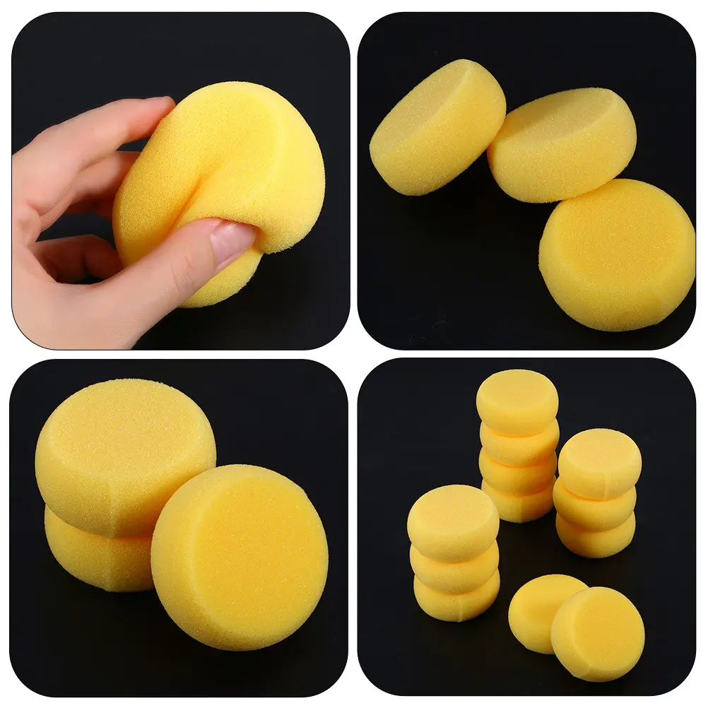 8Pcs Multipurpose Paint Sponge for Watercolor Pottery DIY Crafts Smooth Delicate Surface Light Weight Easy Hold Art Sponges