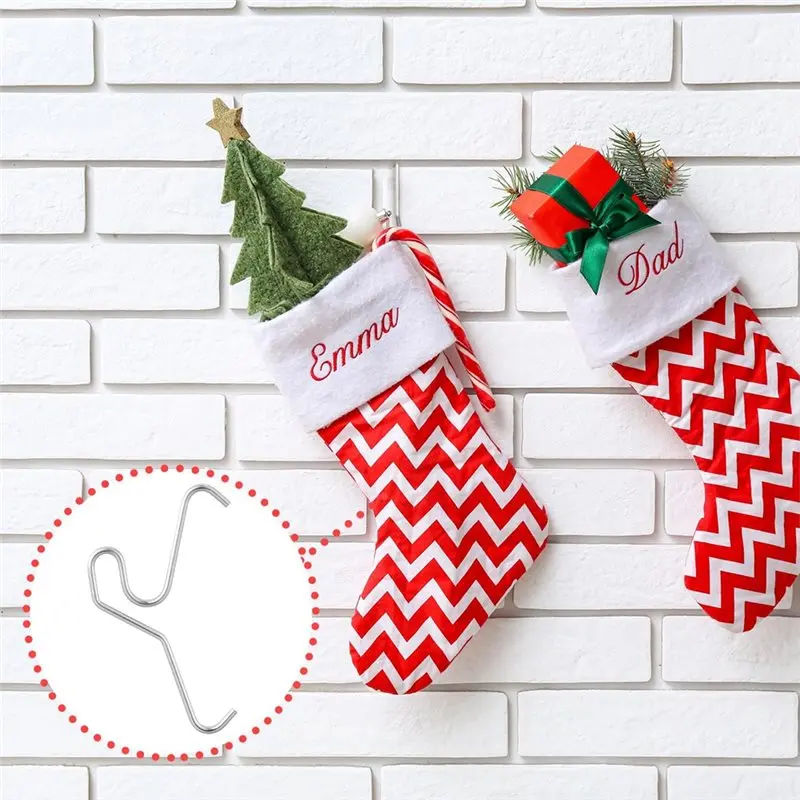 2025 الاتجاه يناسب 2-1/4 إلى 2-2/5 بوصة الطوب العالي تصاعد 24 حزمة لسلك معلق في الهواء الطلق، خطافات الطوب مقاطع الحائط للتزيين #6