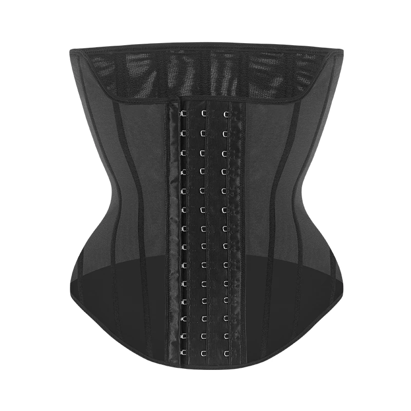 BurVogue Waist Trainer for Women Waist Cincher Corset for Tummy Control Underbust Hourglass Mesh Body Shaper Corset