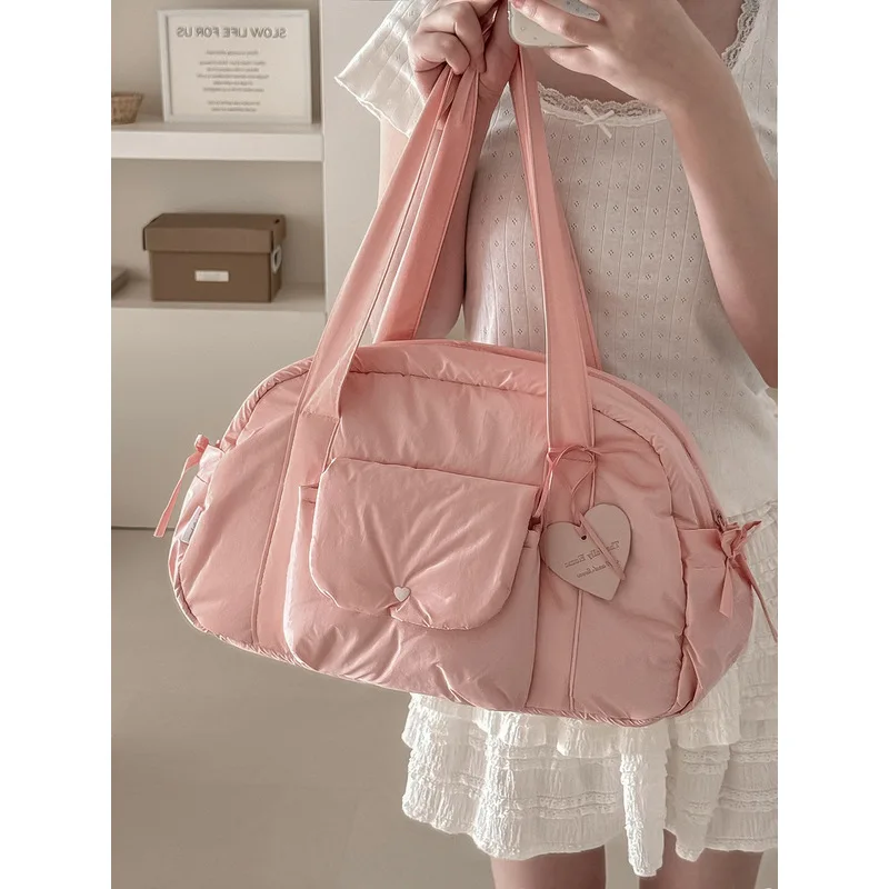 Large Capacity Laptop Shoulder Bag 13 14 Inch Notebook Pouch Lightweight Gym Travel Bag for Short Business Trip Commute