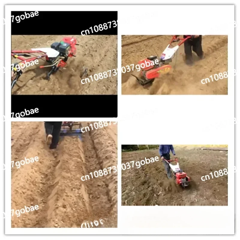 Rotary Tiller 7.5 Horsepower Gasoline Diesel Micro Tillage Small Tractor Trenching Soil Tillage Tillage Machine