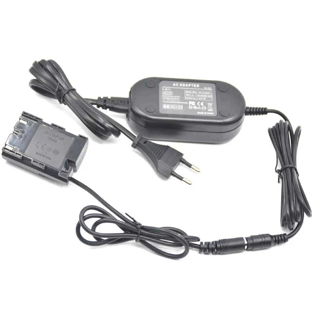 Ack-E6 Ac Power Adapter 8v Dr-E6 Dc Coupler Lp-E6 Dummy Battery Kit For Canon Eos 60d 6d 7d 5d Mark Ii Iii 5d2 5d3 Camera
