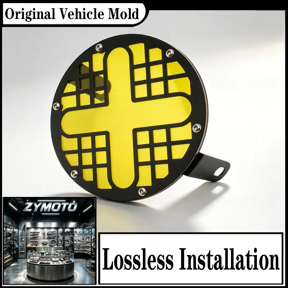 FOR Triumph Bonneville T100 T120 Thunderbird Thruxton 2000-2025 7 Inch Headlight Guard Cover Protector Clear Smoke Yellow Black