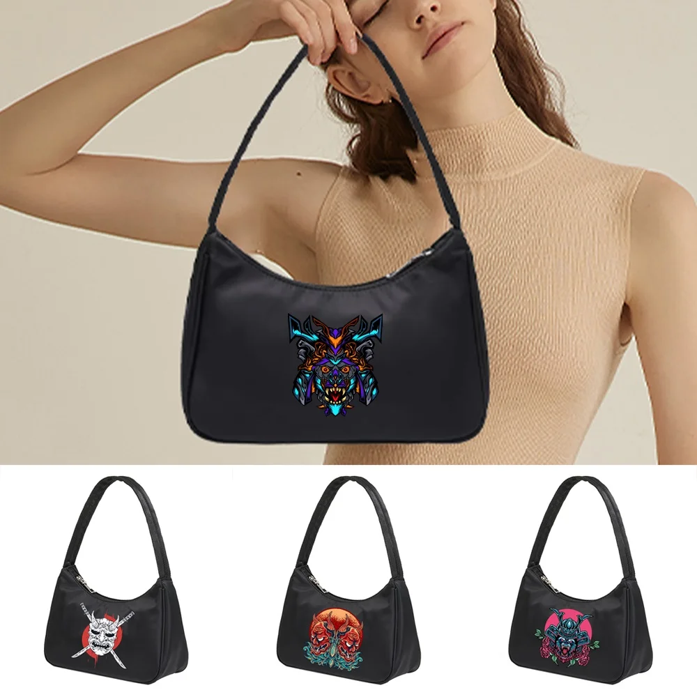 

Women Shoulder Bags Underarm Pouch Commute Tote Bags Handbag Underarm Shoulder Pouch Purse Clutch Monster Print