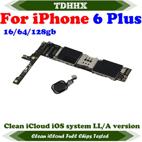 Clean iCloud for iphone 6 Plus 5.5inch Motherboard with/no Touch ID,100% Working With IOS system & full Chips logic board