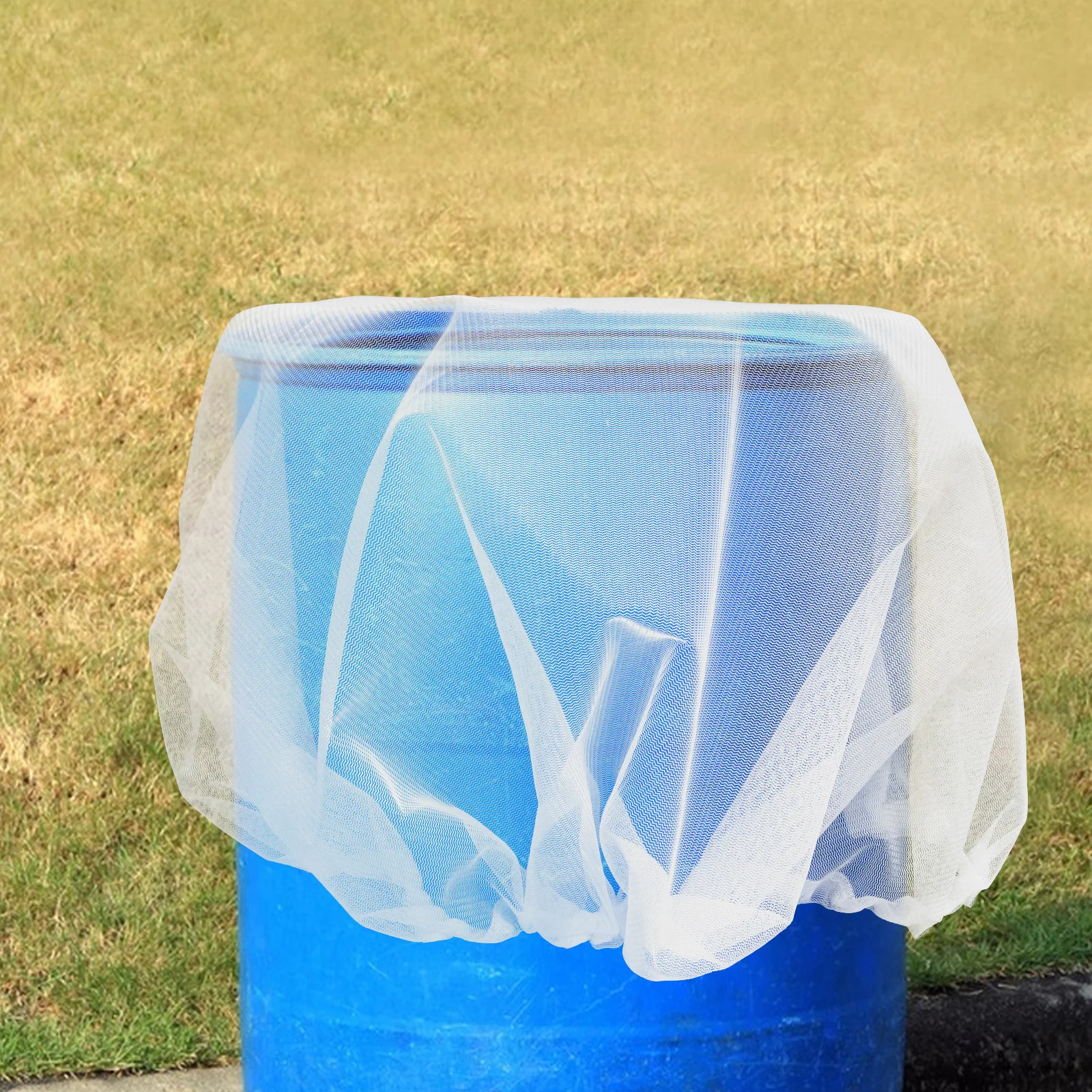 

2pcs Rain Mesh Cover Anti-Leaf Protector for Courtyard Outdoor Garden Lightweight Durable Insect Debris ProtectionBarrel