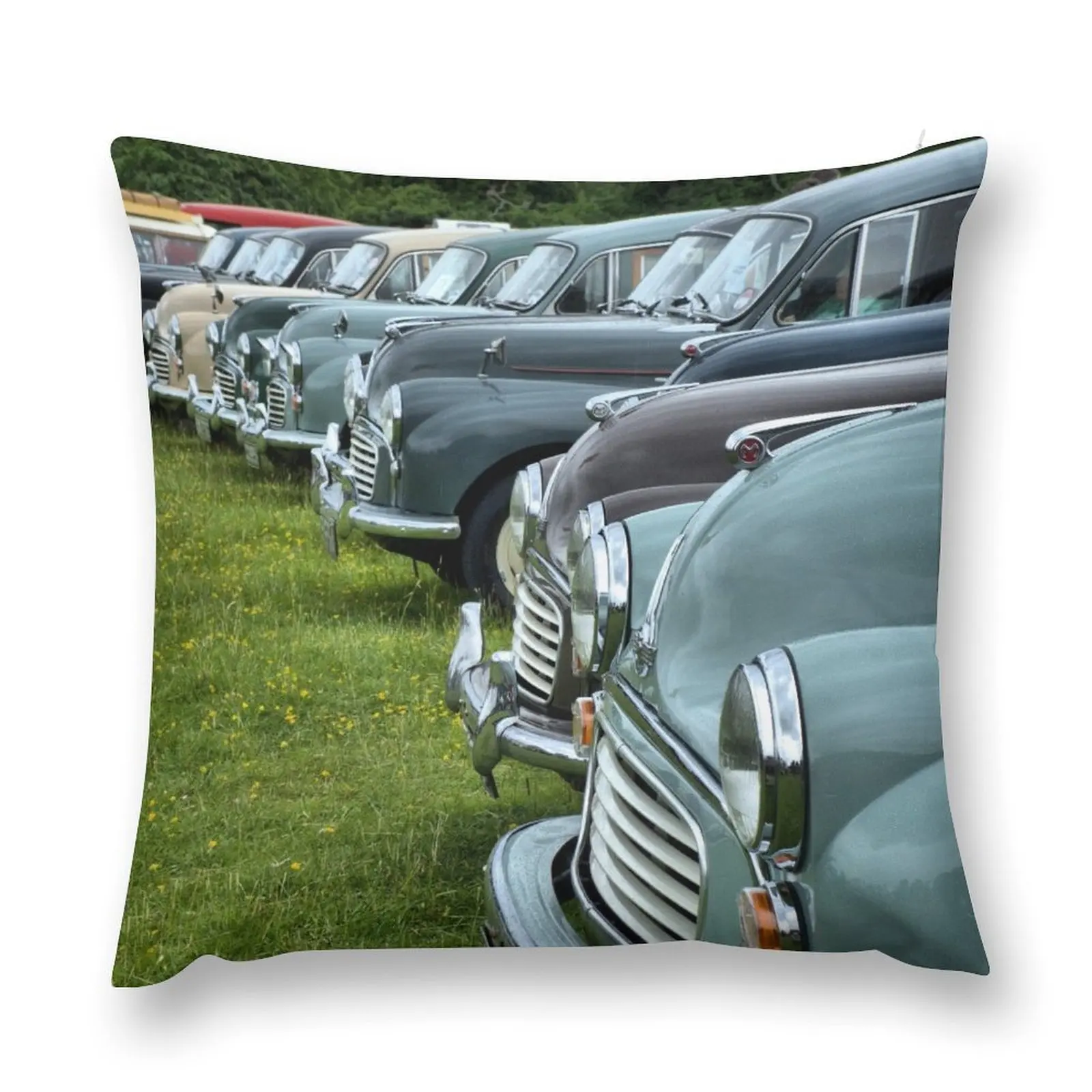 1 Morris Minor Line up Throw Pillow Couch Cushions Couch Pillows Christmas Throw Pillows Covers Christmas Covers pillow