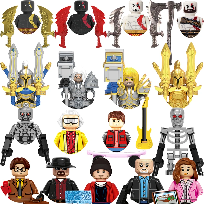 

God Of War Kratos Arthas Bricks For New Pinkman Toys Office Gifts Mini Action Figures Children Building Blocks For Children