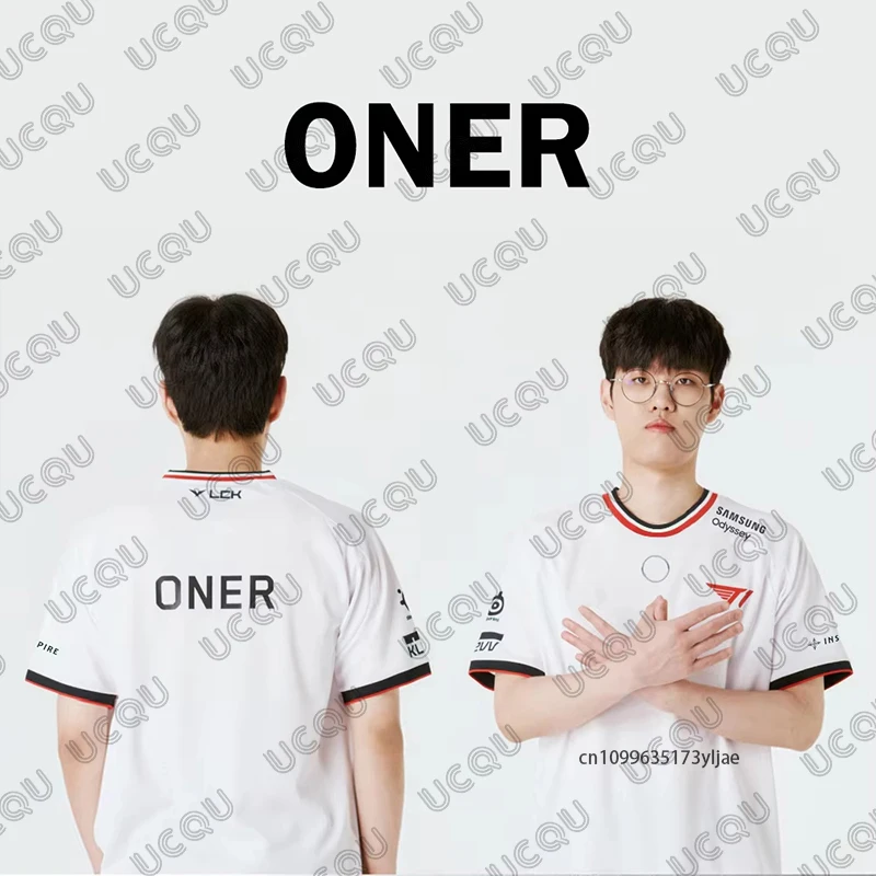 2025 LOL T1 2nd موحدة جيرسي جامعة الأساطير MSI بطولة العالم فاكر تنفس التدريب تي شيرت الرياضة الاطفال/الكبار بلايز #4