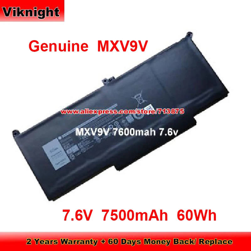 

Оригинальный аккумулятор MXV9V CR8V9 для Dell Latitude 14(7400) 13 7300 13 5300 2-в-1 5310-GXX0D 7300-P99G 829MX 7,6 V 7500mAh 60Wh