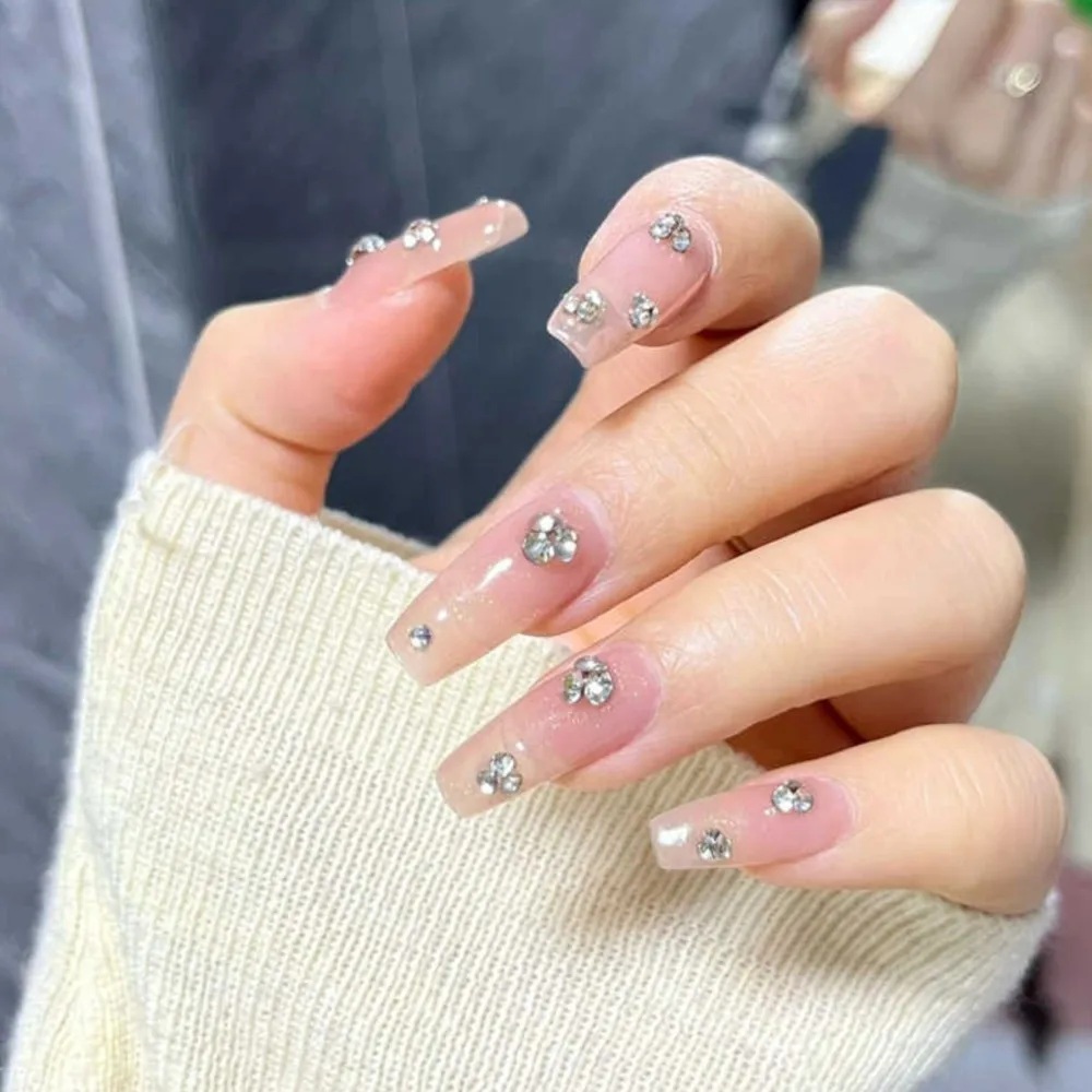 10 pçs 3d k9 pilha brilhante diamante prego strass SS6-SS28 luxo cristal diamantes transparente encantos jóias decoração da arte do prego