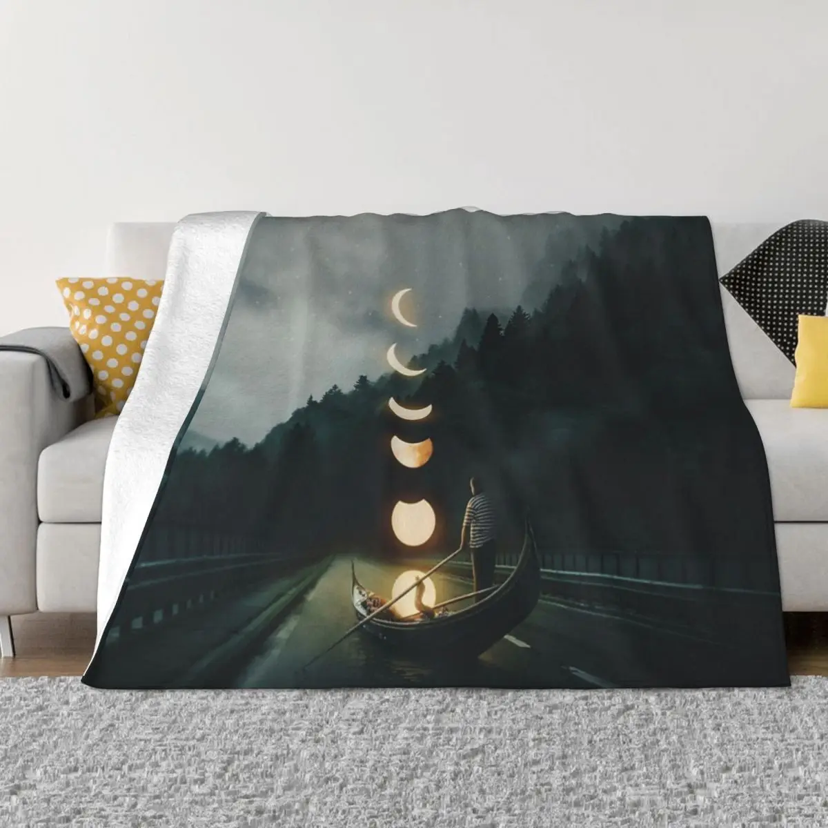 

Домашние одеяла Moon Ride, одеяло для кровати, индивидуальное одеяло, индивидуальное одеяло