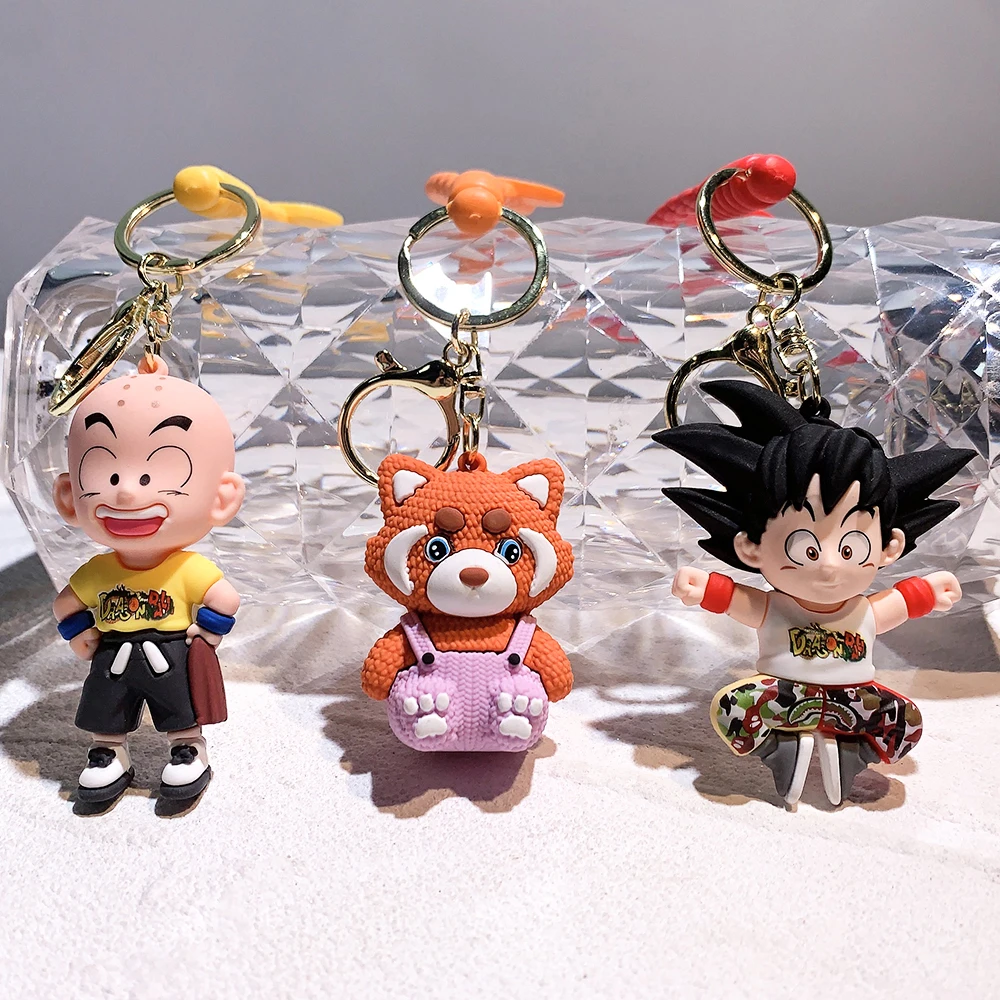 New Cartoon Riman Seven Dragon Ball Series Keychain Personalized Student Bag Pendant Gift Cross border Foreign Trade Pop