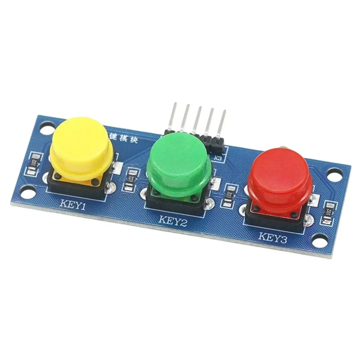 ST003 3 Touch Switch Large Button Module 3 Buttons Touch Button Module for DIY Electronics Projects
