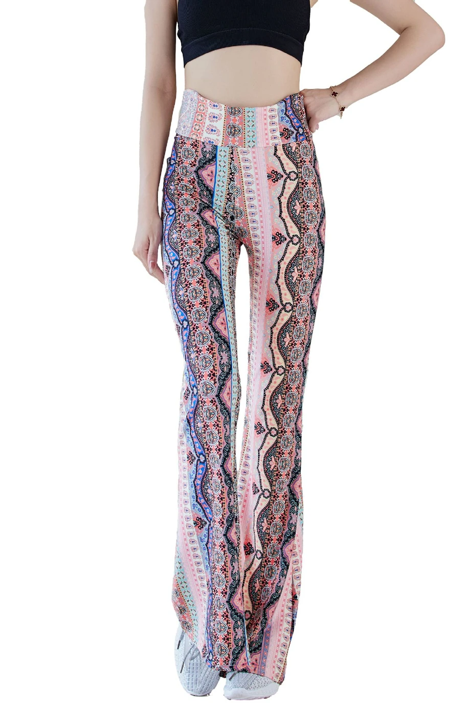 جديد ربيع الخريف العلامة التجارية الإناث النساء الفتيات تمتد السراويل مضيئة #3