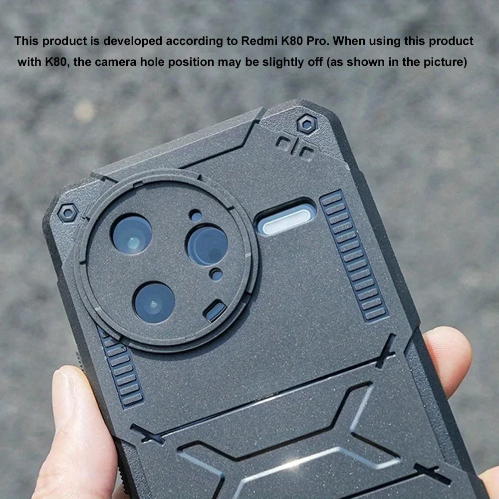 FATBEAR ทหารเกรดทนทานเกราะกันกระแทกเปลือกป้องกันผิวสําหรับ Xiaomi REDMI K80 PRO Capa Couqe Funda