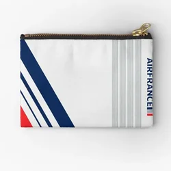 Air France  Zipper Pouches Bag Packaging Pocket Underwear Panties Men Money Pure Storage Coin Cosmetic Key Women Small Wallet