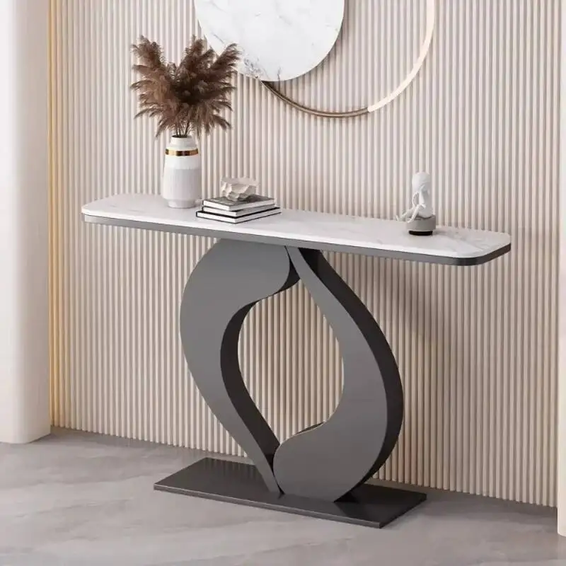

Nordic Modern Elegant Corner Table Fashion Luxury Fashion Entryways Table Simple Delicacy Tavolo Salotto Hallway Table Furniture