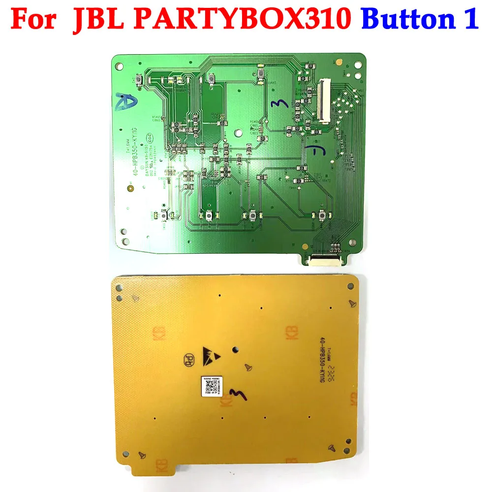 1 pz per JBL PARTYBOX310 pulsante 1 pulsante 2 altoparlante Bluetooth scheda madre per connettore JBL Partybox 310