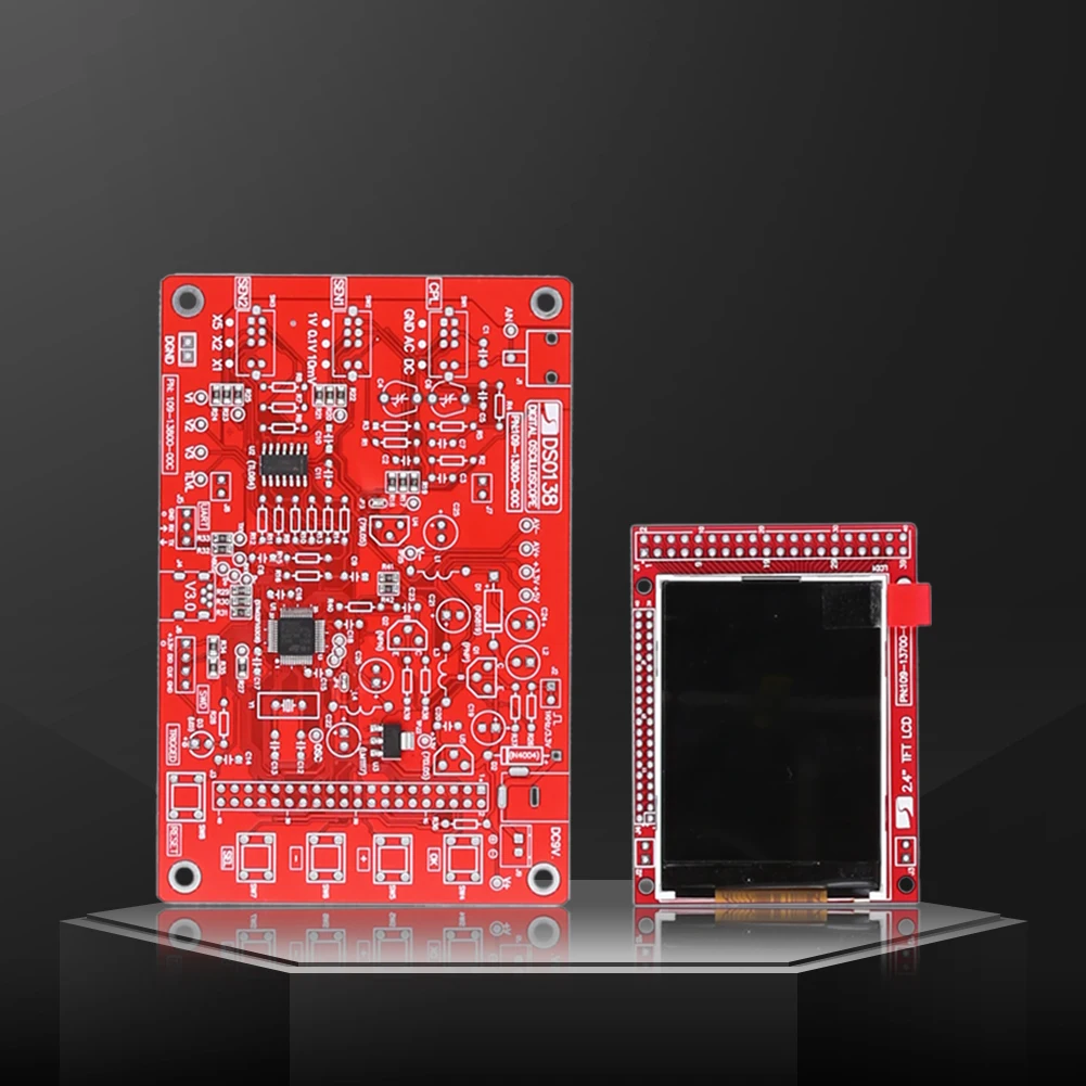 DSO138 Digital Oscilloscope Kit 2.4inch TFT Oscilloscope Kit 1Msps Electronic Learning Set