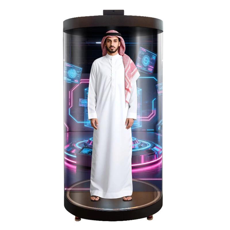 AI Digital Human All-In-One Machine Naked Eye 3D Virtual Human For Shopping Mall Welcome Holographic Equipment For Technology