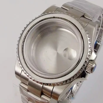 다이버 40mm 시계 케이스 SUB GMT 시계 모드 NH34 NH35 NH36 NH73 NH38 NH39 NH70 NH72 904L 팔찌