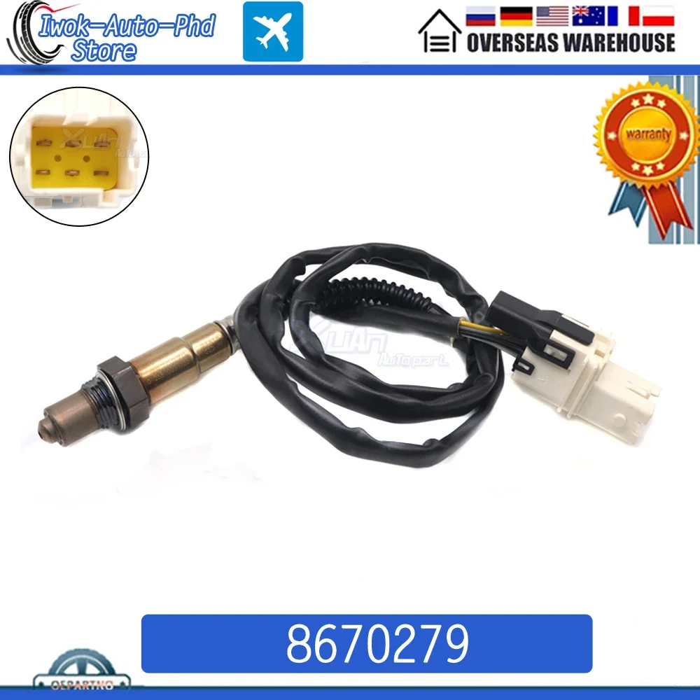 

Car Air Fuel Ratio O2 Oxygen Sensor 8670279 For VOLVO S80 XC90 1999 2000 2001 2002 2003 2004 2005 250-25011 8631643 86316430