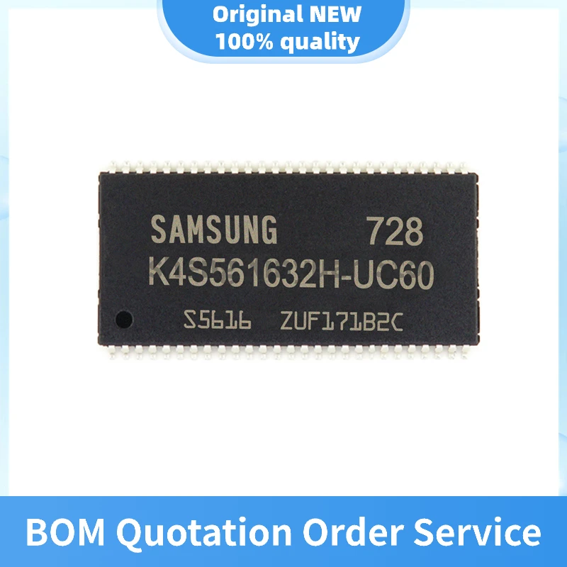 K4S561632H-UC60 package TSOP54 memory IC chip Samsung original spot new import.