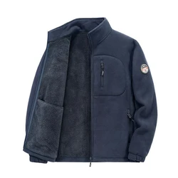 Winter Mannen Polartec Warme Jassen Mannen Stand Kraag Sport Fleece Voering Jassen Mannen Tactische Windjack Wandeljas Kleding
