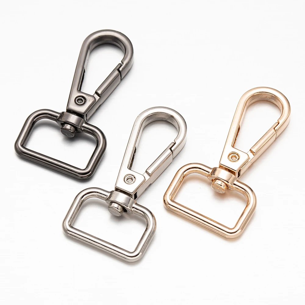 5pcs Swivel Loster Clasps Metal Clip Buckles Keychain Hook For DIY Bag Handbag Chain Connector Jewelry Making Accessories Craft