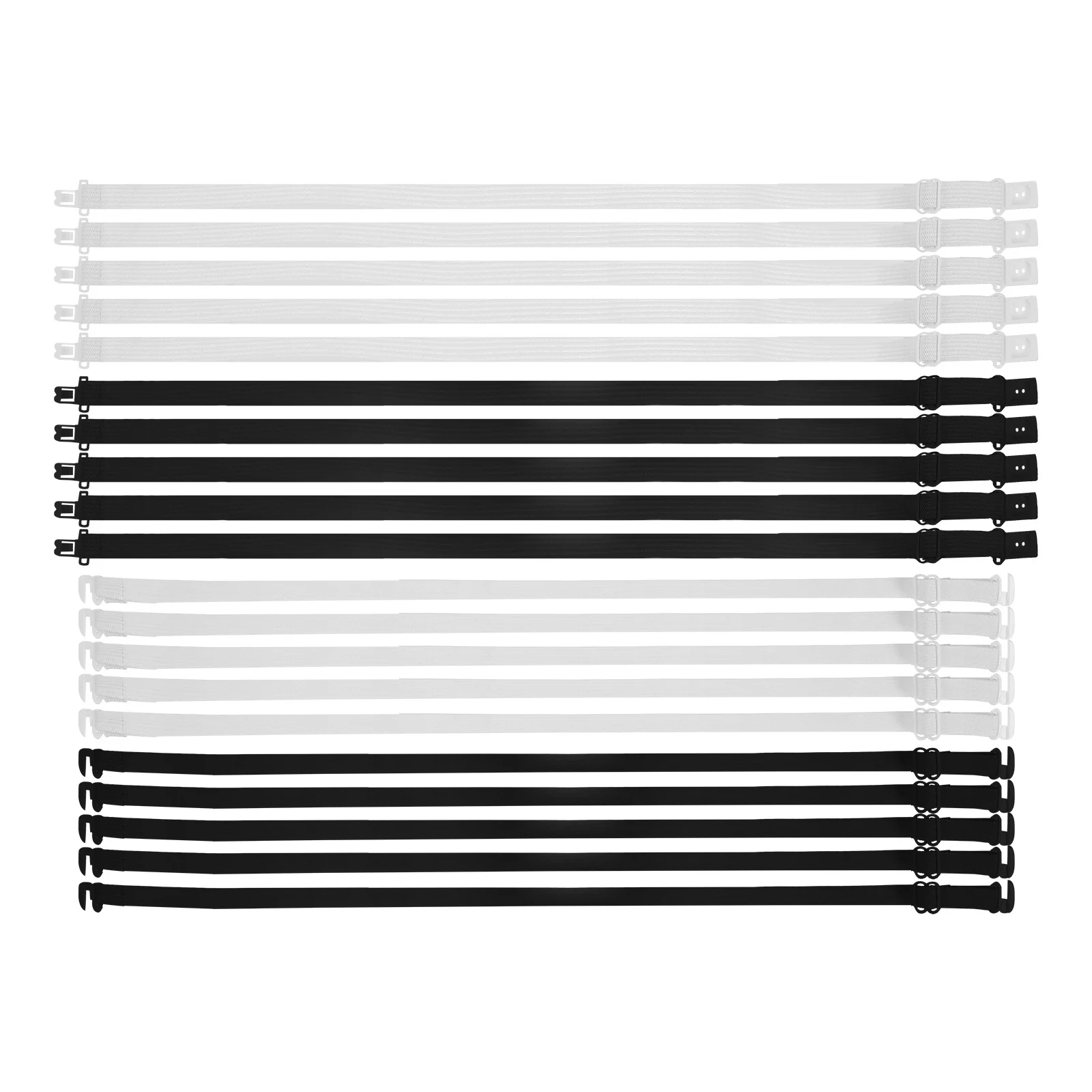 

20Pcs Adjustable Elastic Strap Extenders for Bow Ties Neckwear Jk Uniforms Sailor Suits Wedding Party Fashionable Accessories