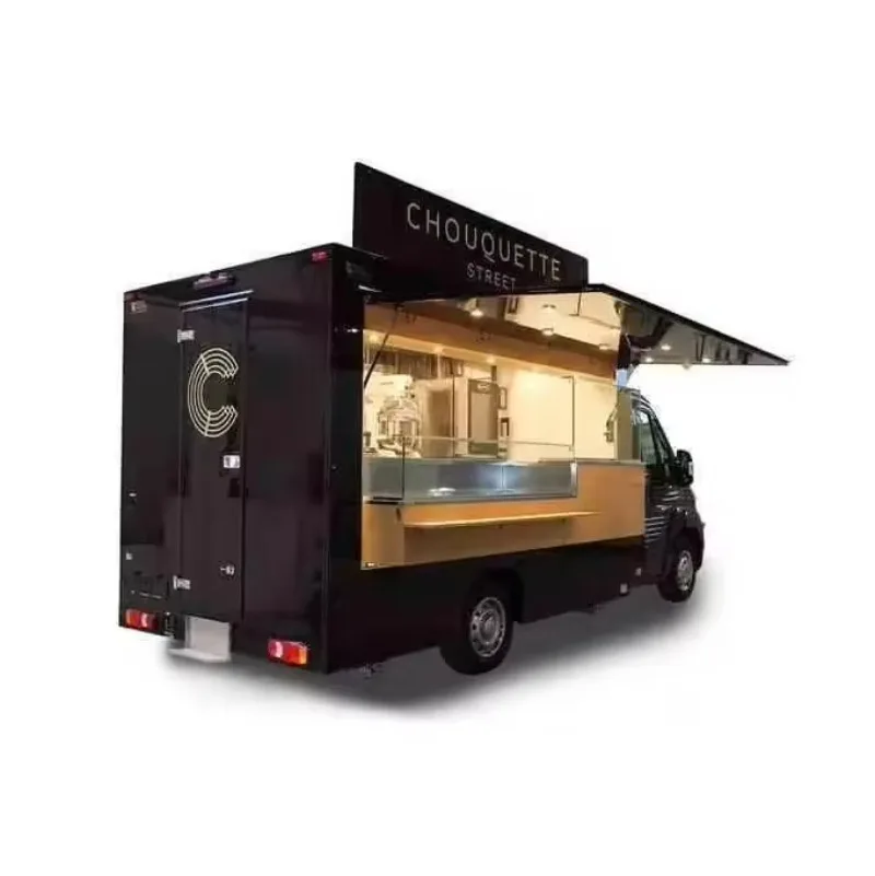Mobile Food Truck Complete Catering Solution Full Set Snack Trailer for One Stop Food Business