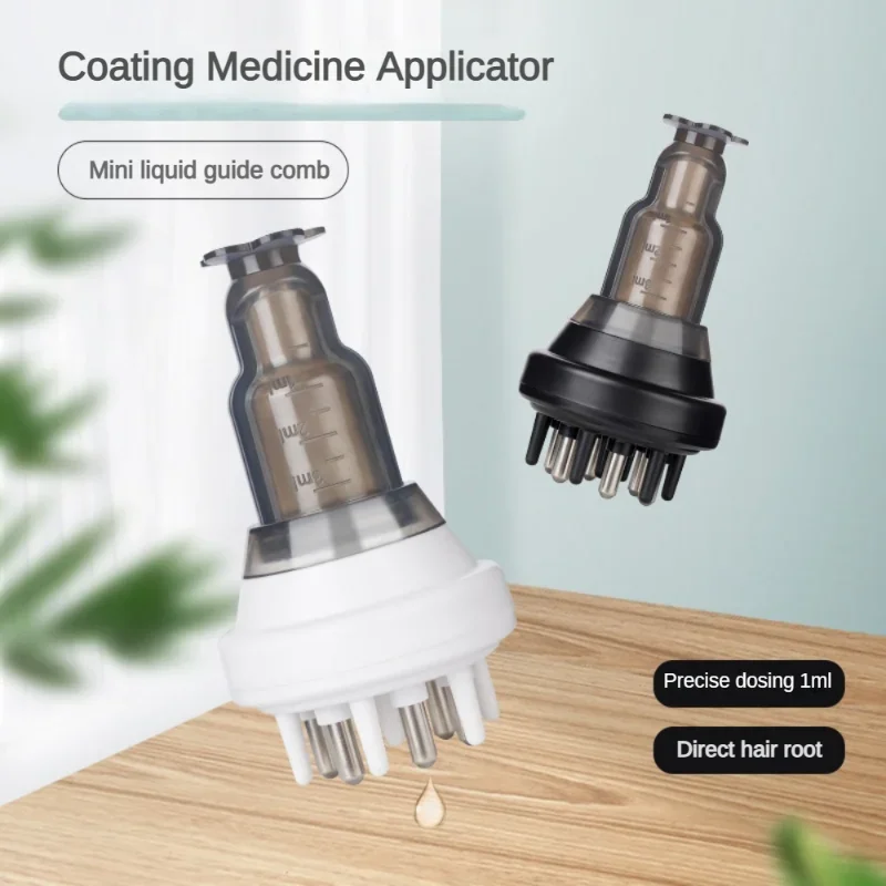 

BXA Scalp Applier Hair Growth Serum Oil Nourishing Mini Portable Hair Roots Massage Comb Hair 1pc