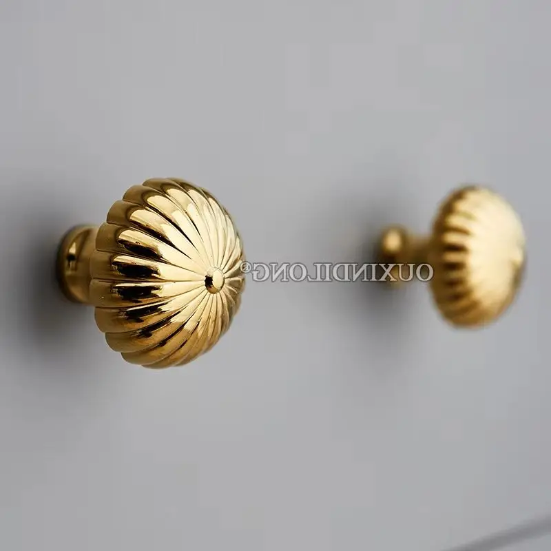 Retro 10PCS Solid Brass Antique Furniture Pulls Handles Drawer Knobs Cupboard Wardrobe Closet Dresser Wine Cabinet Pulls Knobs