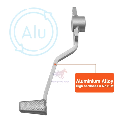 Imagen 2 del producto Palanca de pie de acero de Control de Pedal de freno trasero, accesorios para motocicletas Kawasaki Ninja 400 Z400 2019-2023 Ninja 500 Z500 2018-2024