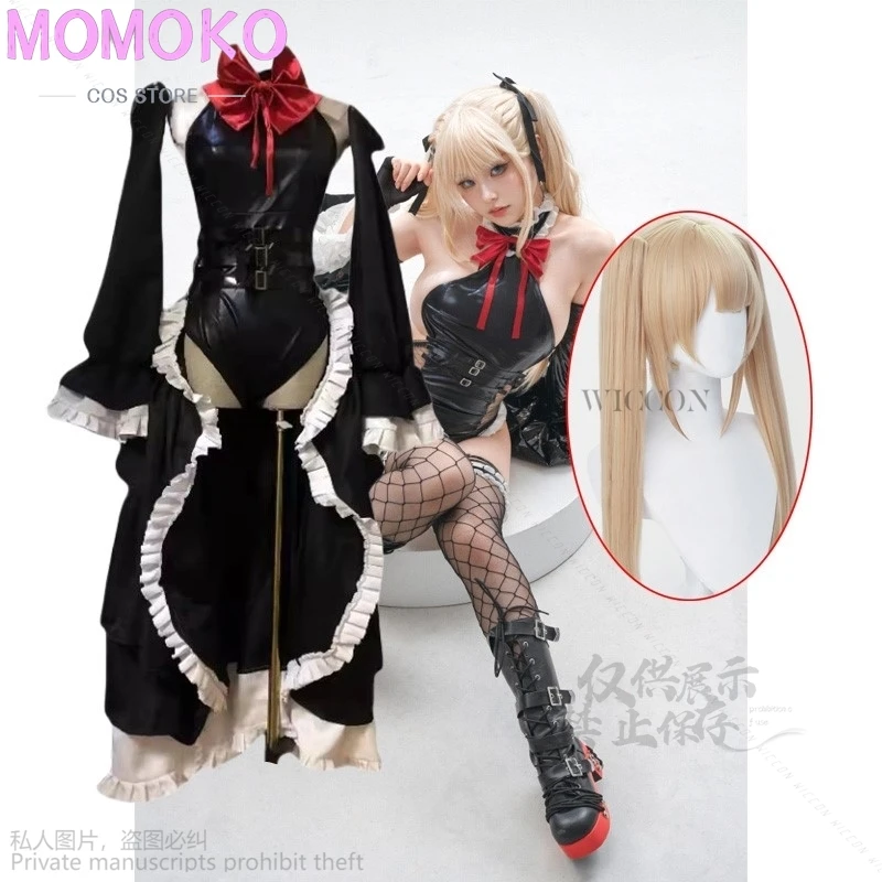 

Customized Game Anime Dead Or Alive Marie Rose Dress Uniform Outfits Games Cosplay Costumes Flower Dress Lolita Cosplay Wigs