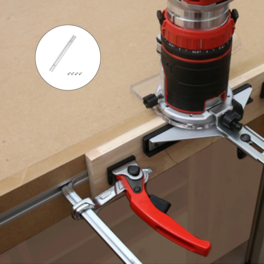 

For Band Saws Aluminum Track Miter Track Efficient Woodworking Setup Aluminum T Track For Tools Customizable Length Options