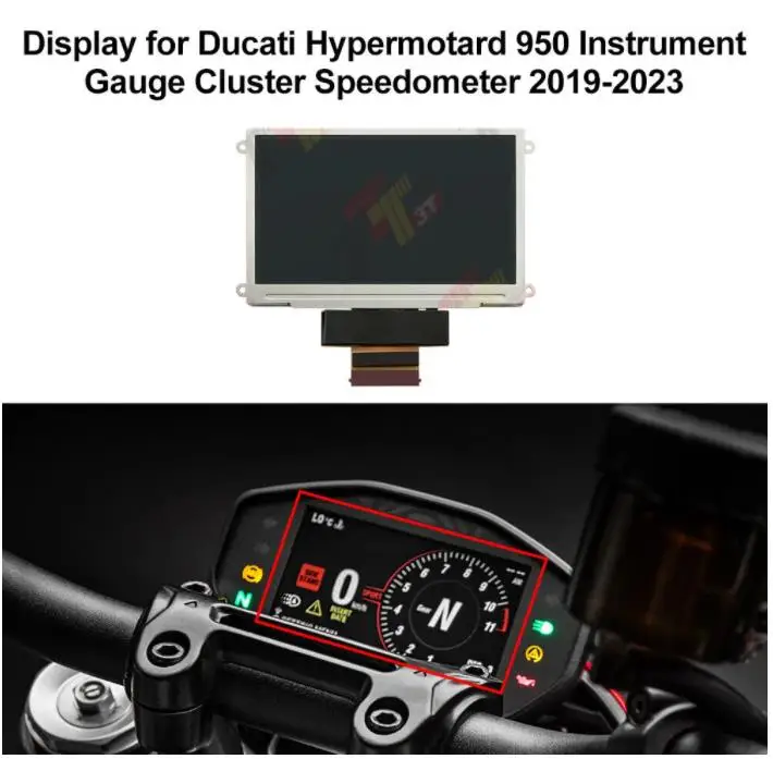 

Dashboard LCD Display for Ducati Hypermotard 950 Instrument Gauge Cluster Speedometer 2019-23