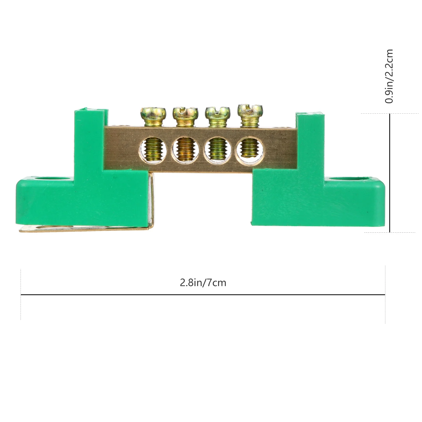 5 قطعة موصل كتلة المحطة النحاس الأساسية عالية المرونة قذيفة بلاستيكية مقاومة للحريق التأريض محطة كتلة عدة