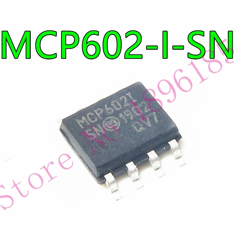 

1pcs/lot MCP602 MCP602I MCP602-I/SN SOP-8 In Stock 2.7V to 6.0V Single Supply CMOS Op Amps