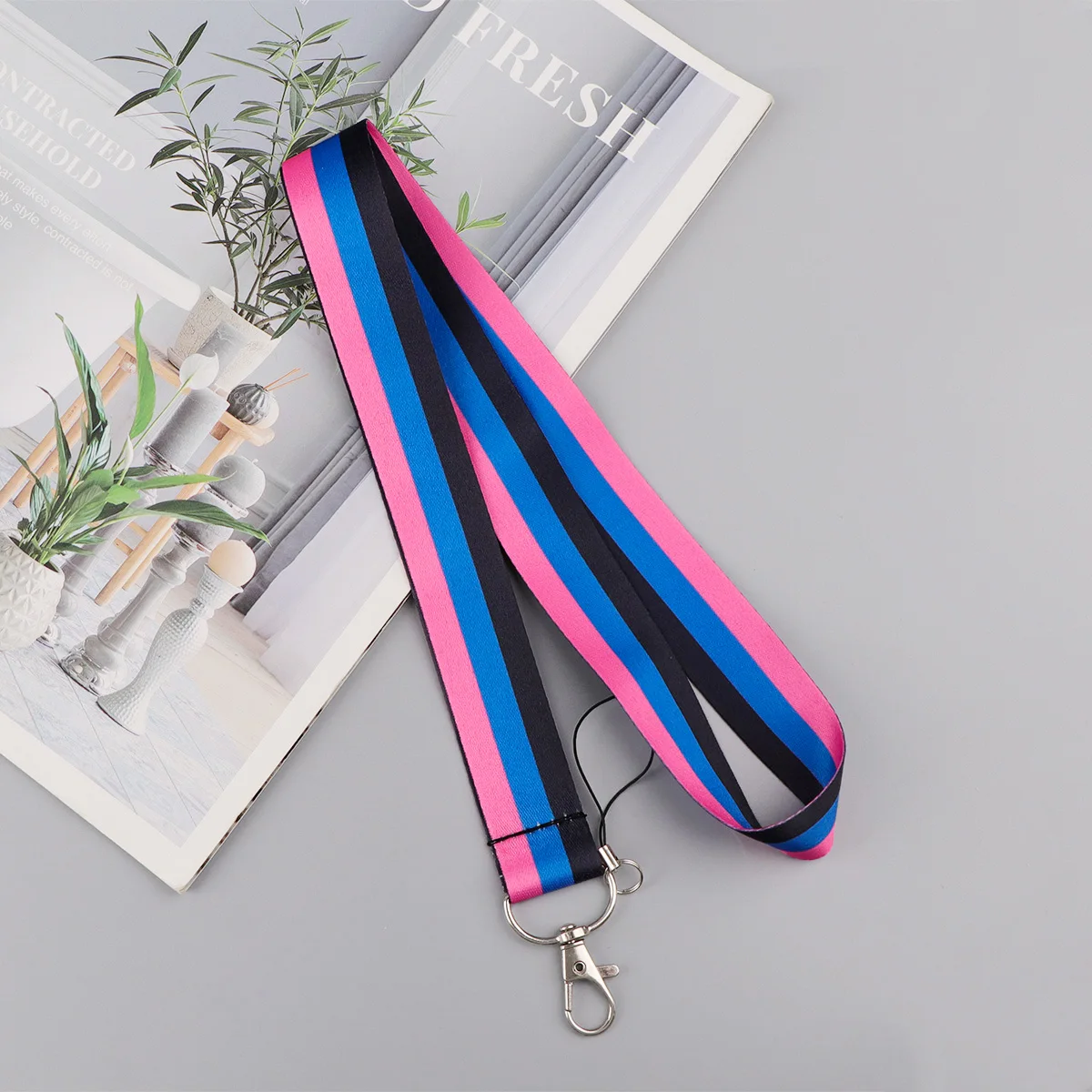 Tape Lanyards for Keys Colorful Neck Strap ID Card Phone Straps Badge Holder Hang Rope Keychain Accessories Gifts for Friends image 6